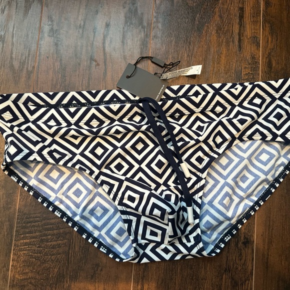 Todd Sanfield Geometric Patterned Men’s Deep Swim Briefs